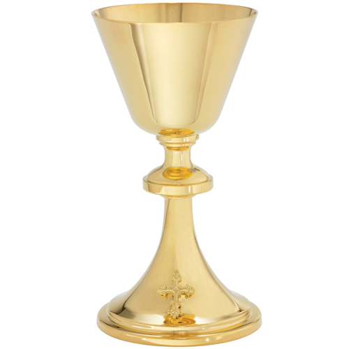 9 1/8" Ciborium 24Kt Gold Plate