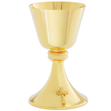 8 3/4" Ciborium 24Kt Gold Plate