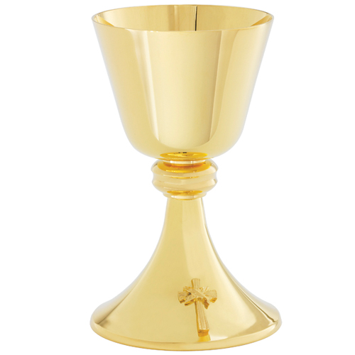 8 3/4" Ciborium 24Kt Gold Plate