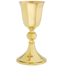 9 1/4" Ciborium 24Kt Gold Plate