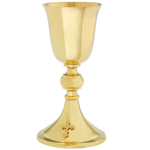 9 1/4" Ciborium 24Kt Gold Plate