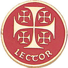 Lector Lapel Pin