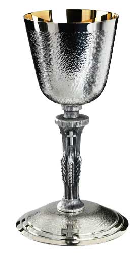 Brite-Star Textured Chalice with Paten