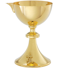 Gold Plated Chalice with Spout