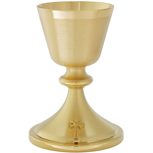 Dove and Cross Chalice with Paten