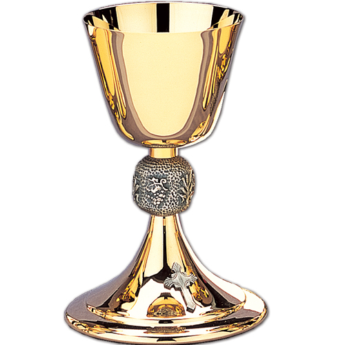 Gold Plated Chalice with Paten