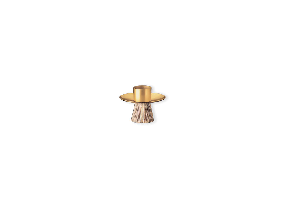 3 5/8" Brass Altar Candlestick