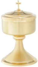 7 1/4" Ciborium 24Kt Gold Plate