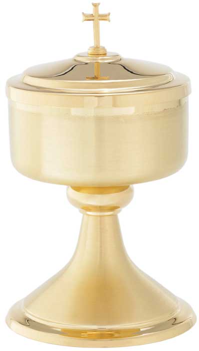 7 1/4" Ciborium 24Kt Gold Plate