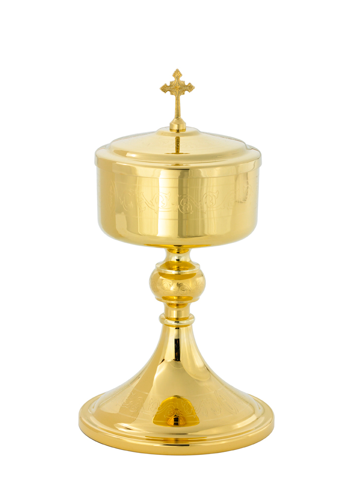 Ciborium with Scroll Design