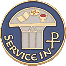 Service in Christ Lapel Pin