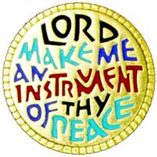 Prayer of St. Francis Lapel Pin