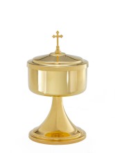 24Kt Gold Plated Ciborium - 175 Host Capacity