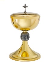 Silver Node Gold Ciborium