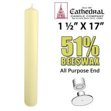 1 1/2 x 17 Altar Candles