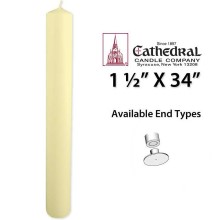 Altar Candles 1-1/2" x 34"