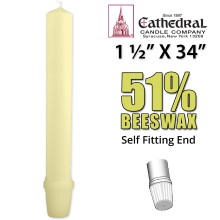 Altar Candles 1 1/2 x 33