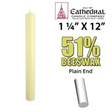 1 1/4 x 12 Altar Candles