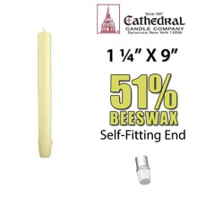 1 1/4 x 9 Altar Candle