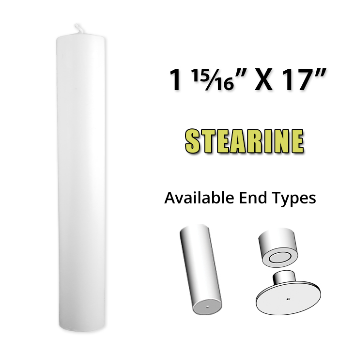 1 15/16" x 17" Altar Candle - Stearine