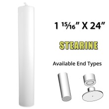 1 15/16" x 24" Altar Candle - Stearine