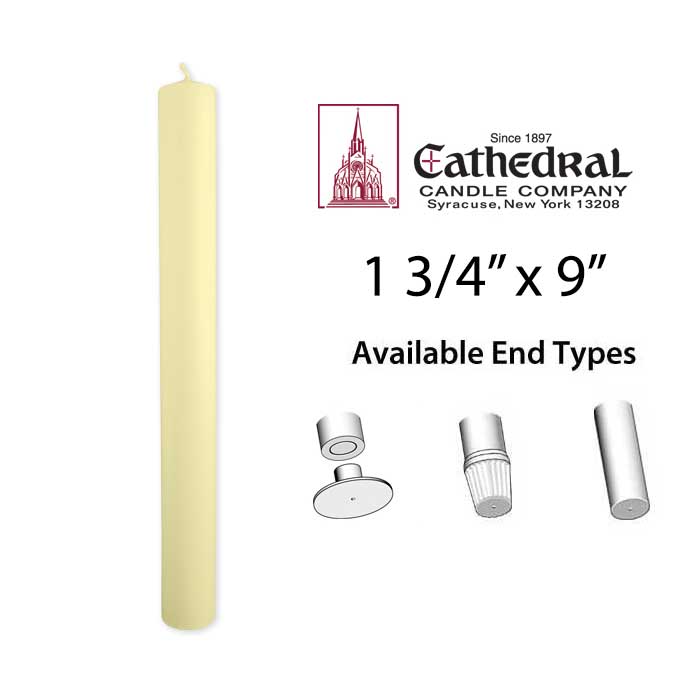 Altar Candles 1-3/4" x 9"
