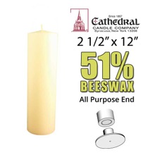 Altar Candles 2 1/2" x 12"