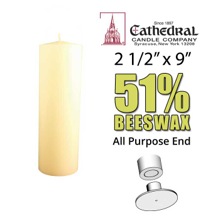 Altar Candle 2 1/2" x 9"