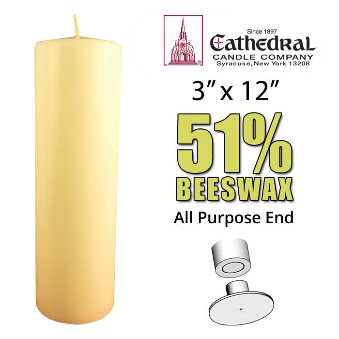 Altar Candles 3" x 12"