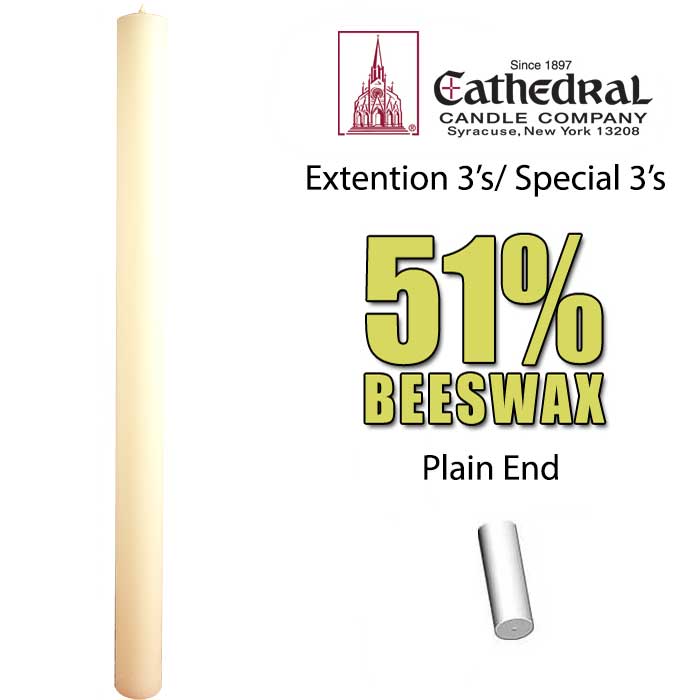 Extension 3 / Special 3 Altar Candles