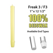 Freak 3 / F3 Altar Candles 100% Beeswax