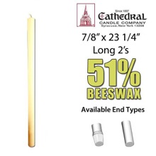 Long 2 Altar Candles 7/8