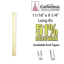 Long 8 Altar Candles 11/16