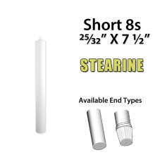 Short 8 Altar Candle - Stearine