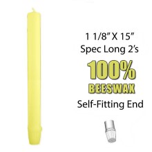 Special Long 2 Altar Candle 100% Beeswax