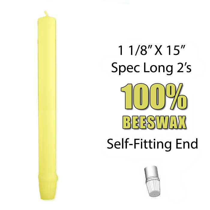 Special Long 2 Altar Candle 100% Beeswax