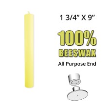 Altar Candle 1 3/4" X 9" 100% Beeswax