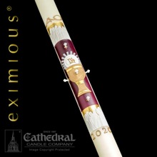 "12 Apostles" Paschal Candle 51% Beeswax