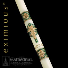 "Christus Rex" Paschal Candle 51% Beeswax