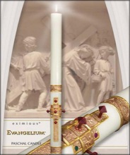 Evangelium Paschal Candle