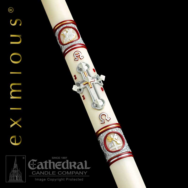 "Upon This Rock" Paschal Candle