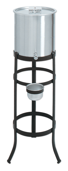 Stainless Steel Holy Water Tank and Stand