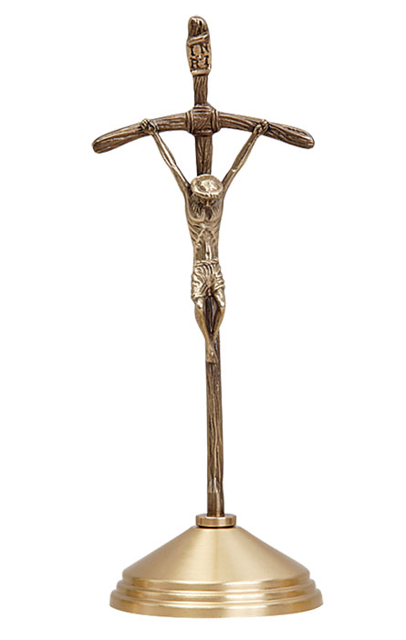 15" Papal Altar Crucifix