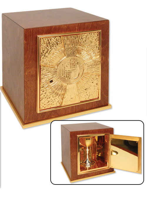 Wood and 24Kt. Gold Tabernacle