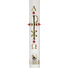 Lamb of God Liquid Paraffin Paschal Candle Shell