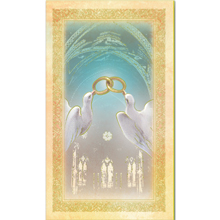 Wedding 8-UP Holy Card