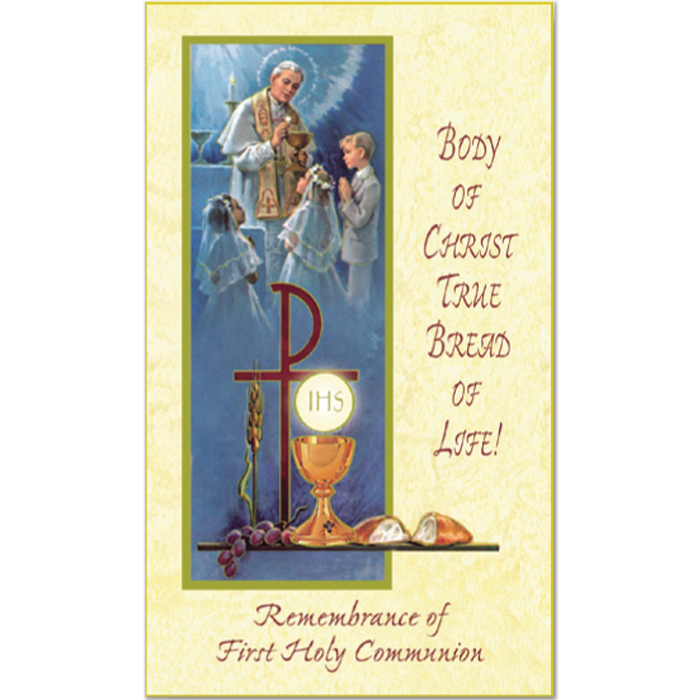 First Communion 8-UP Holy Card