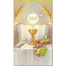 First Communion 8-UP Holy Card