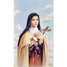 St. Therese of Lisieux 8-UP Holy Card