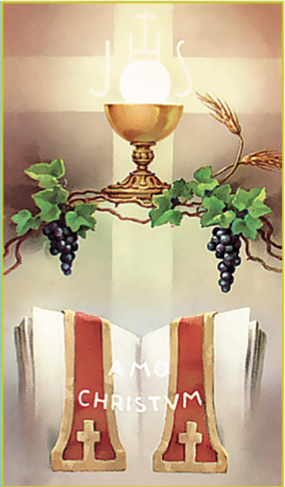 Jubilee 8-UP Paper Holy Card
